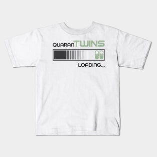 Quarantine Twins Loading Kids T-Shirt